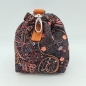 Preview: Futterbeutel basic, braun mit Paisley